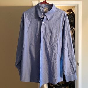 Brooks Brothers Blue Long Sleeve Dress Shirt Size XL